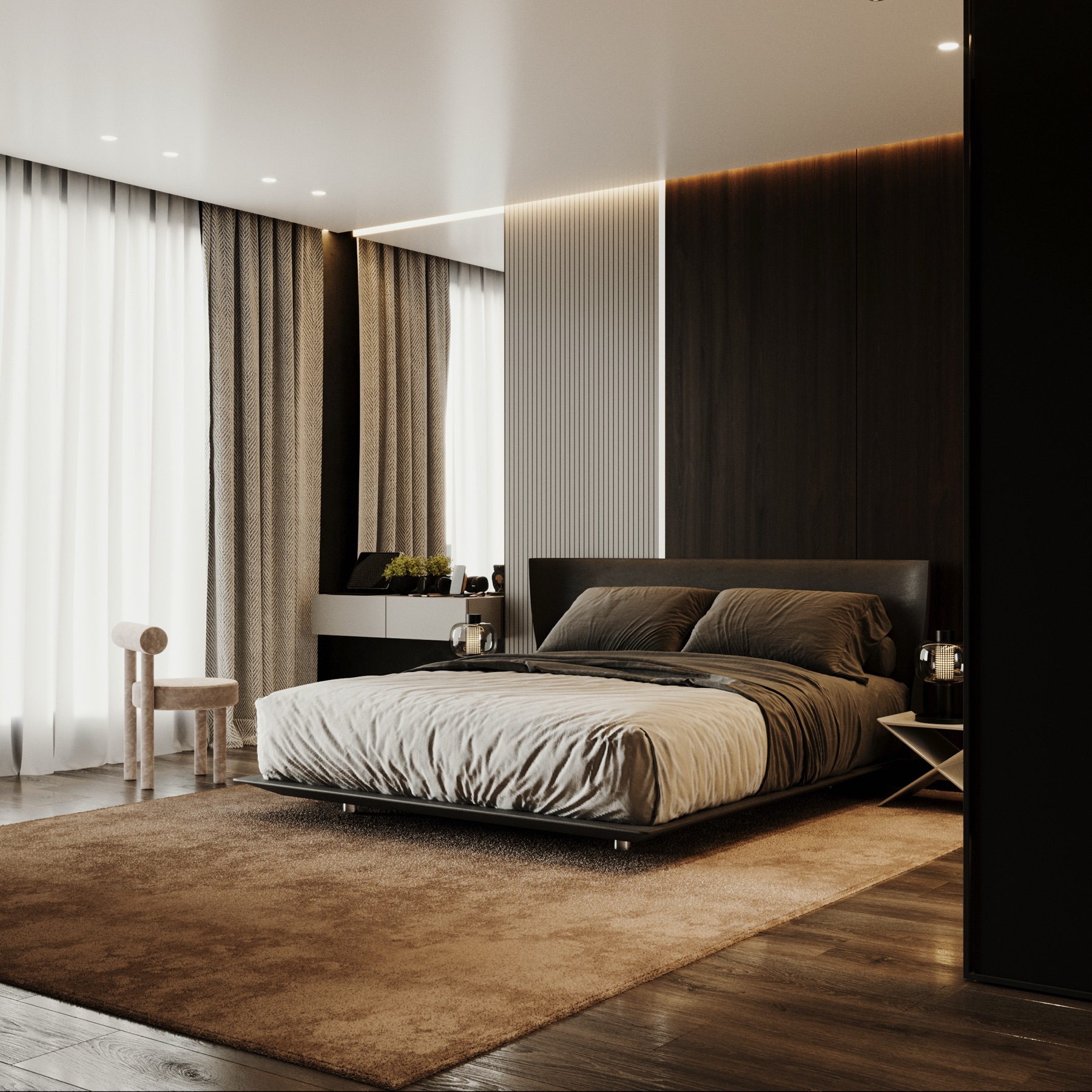 Walnut Bedroom